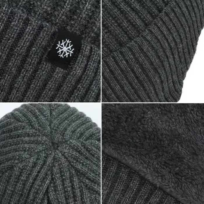 Chapeau tricoté en peluche pour hommes