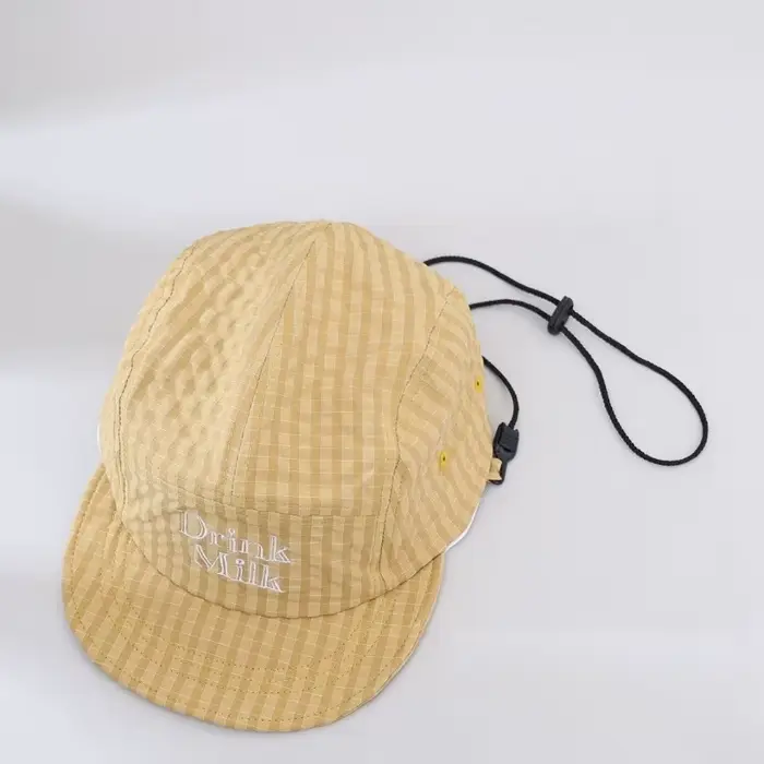 Chapeau Bob Souple pour Enfants 49-54cm 2-8 Ans Broderie Écossaise