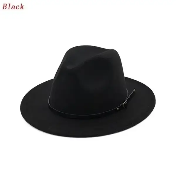 Chapeau Vintage à large bord pour hommes/femmes