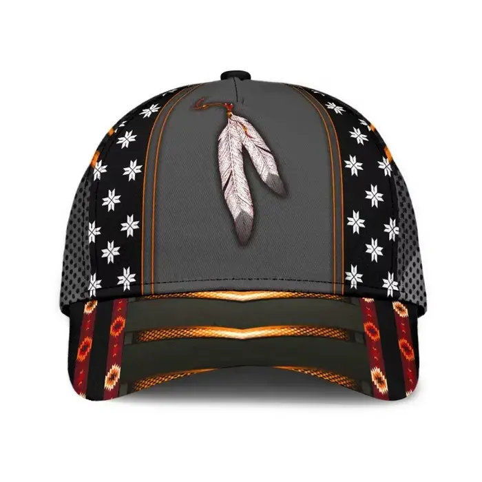 Casquettes de Baseball Snapback imprimé fierté native Sports de plein air Tribal plume chapeaux Stre