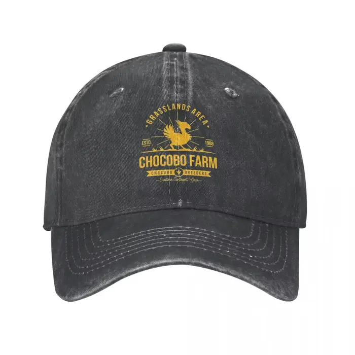 Casquette de Baseball classique Chocobo Farm Final Fantasy unisexe, casquette de soleil délavée en d