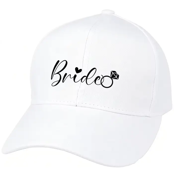 Chapeau de mariée et de marié, 1 pièce, accessoires de décoration pour fête de mariage, douche nupti