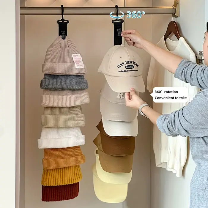 1 support de rangement pour chapeaux