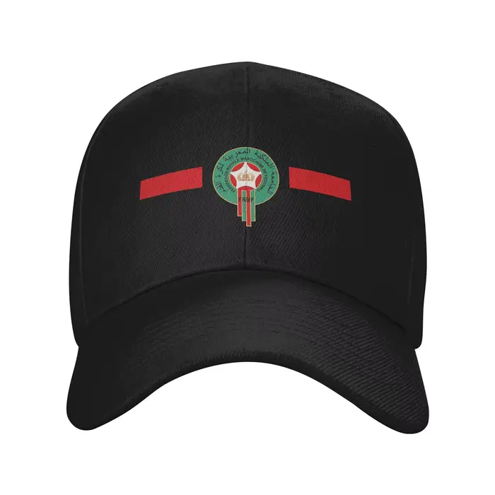 Casquettes de baseball marocaines avec drapeau du Maroc, style mode, casquette de papa pour hommes e