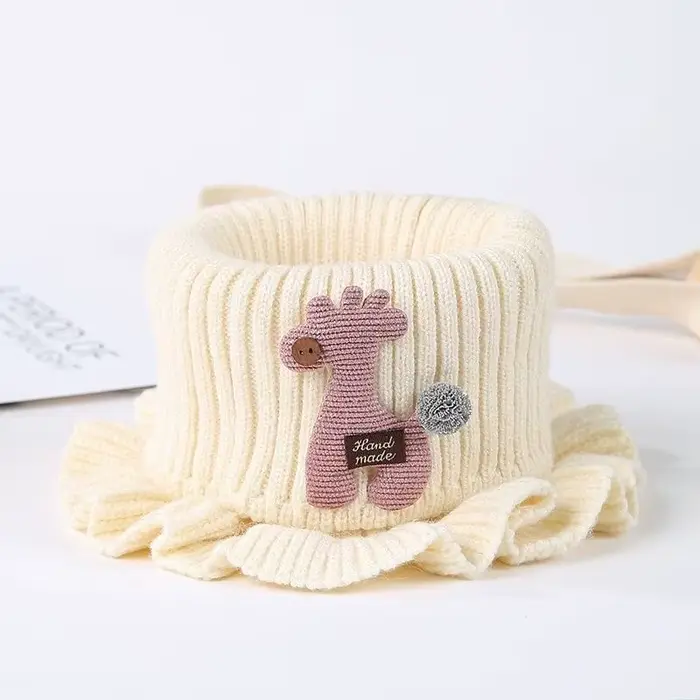 Écharpe d'hiver pour bébé, chauffe-cou pour enfants, garçons et filles, moustache tricotée en laine,