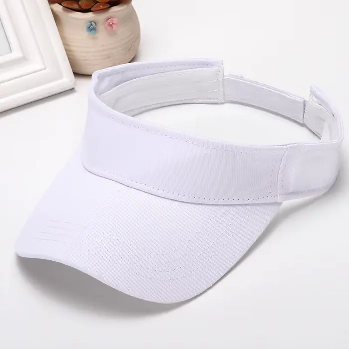 Casquette à visière de Tennis solide vide haut coton casquettes pour hommes visières pour femmes cha