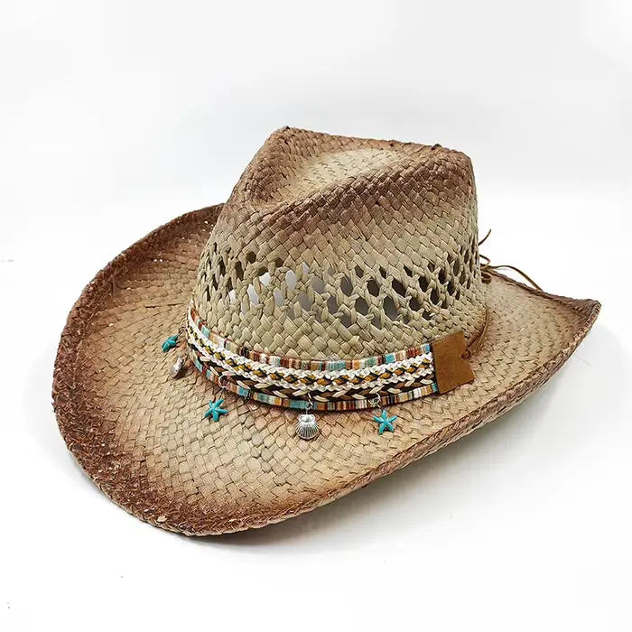Chapeau de Cowboy creux pour hommes et femmes