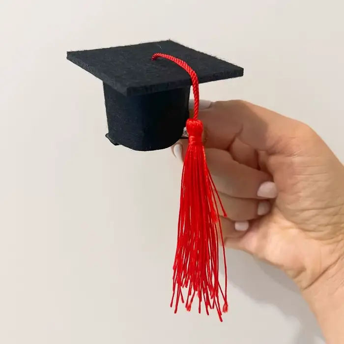 Mini toque de doctorat pour la saison des diplômes, petite toque de remise de diplôme, mini toque de