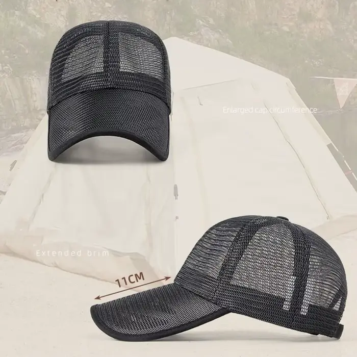 Casquette de baseball en maille à séchage rapide pour homme