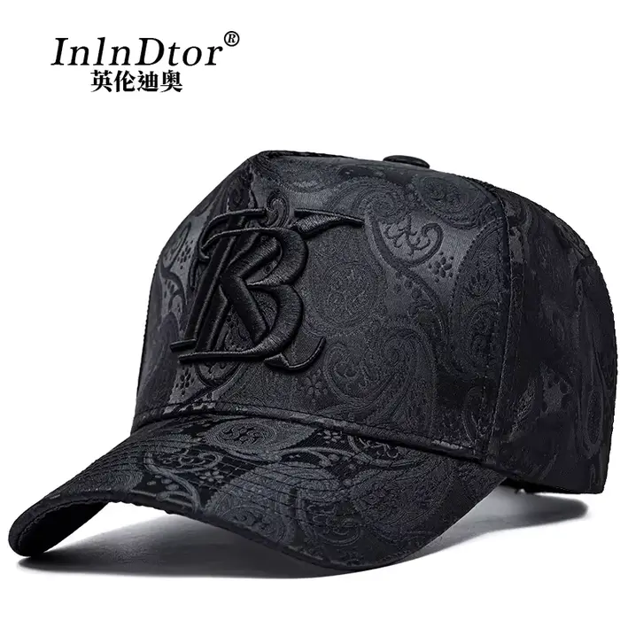 Casquette de Baseball brodée pour hommes, haut de gamme, imprimé noix de cajou, décontractée, garnit
