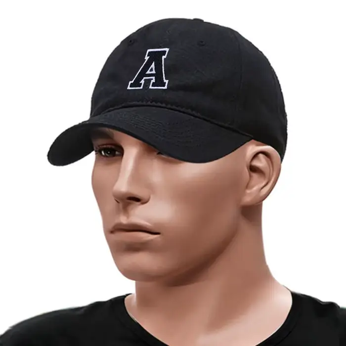 Casquette de baseball kstomize brodée avec lettres initiales A-Z pour homme et femme, en coton doux, à la mode, visière sport, décontractée pour toutes les saisons