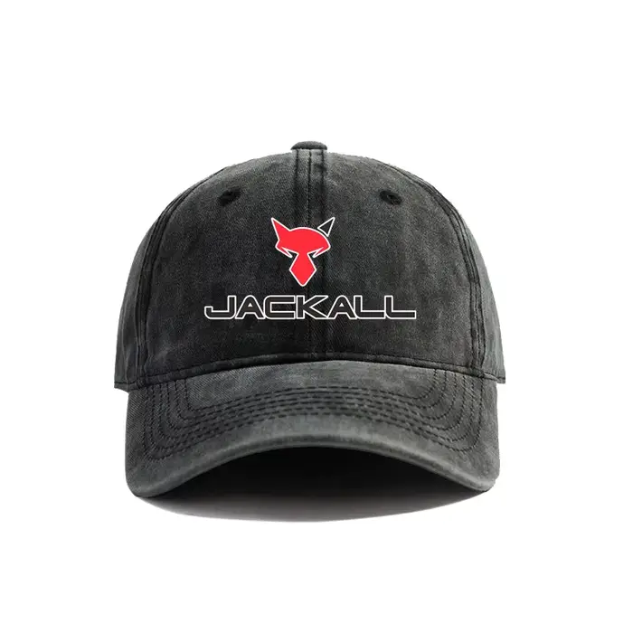 Jackall leurres Logo appâts de pêche casquettes de Baseball chapeaux en détresse casquette hommes femmes rétro en plein