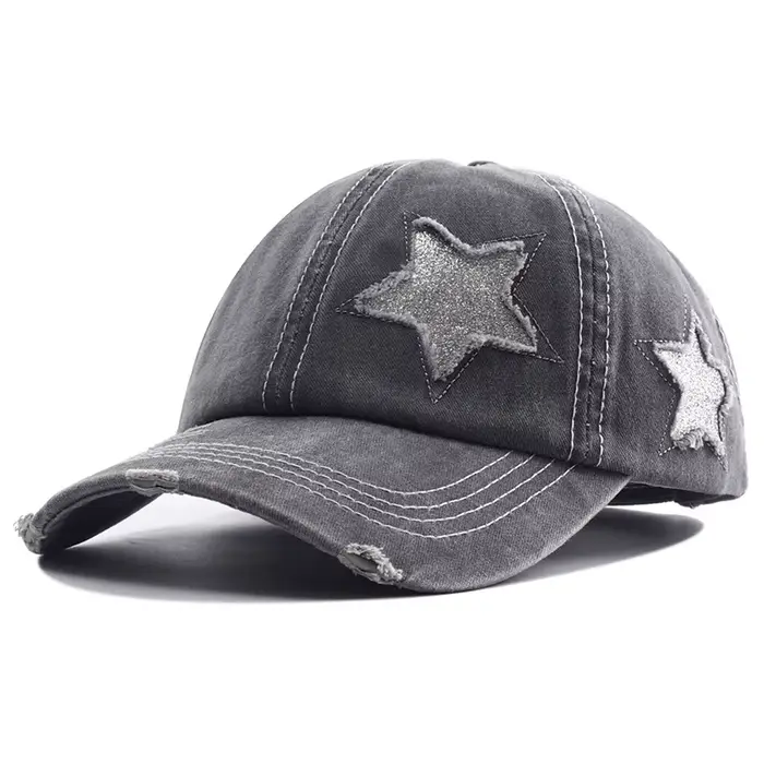 Casquette de baseball à queue de cheval haute pour femmes