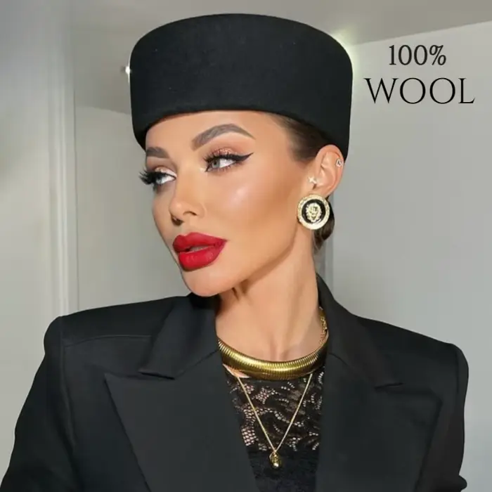 Chapeau fedora vintage en laine feutrée pour femmes et hommes occassions formelles mariage cocktail polyvalent sophistication