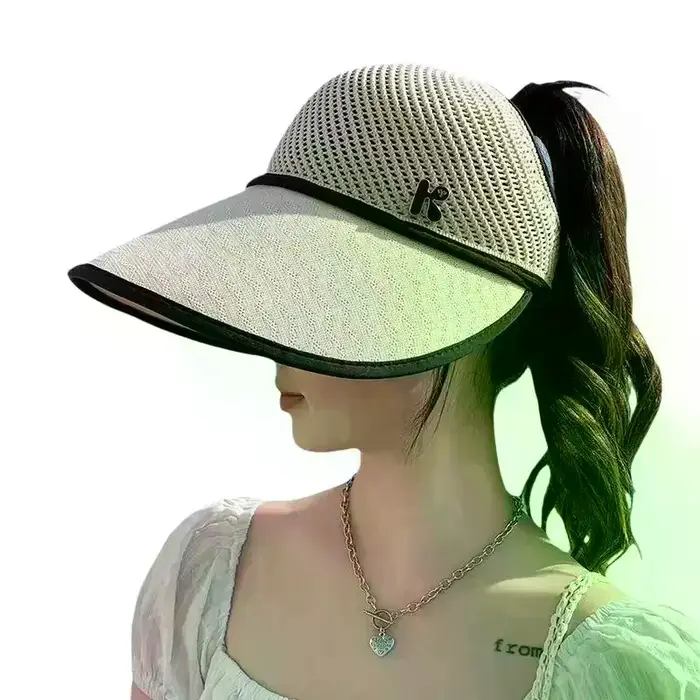 Chapeau de soleil en paille pour femme