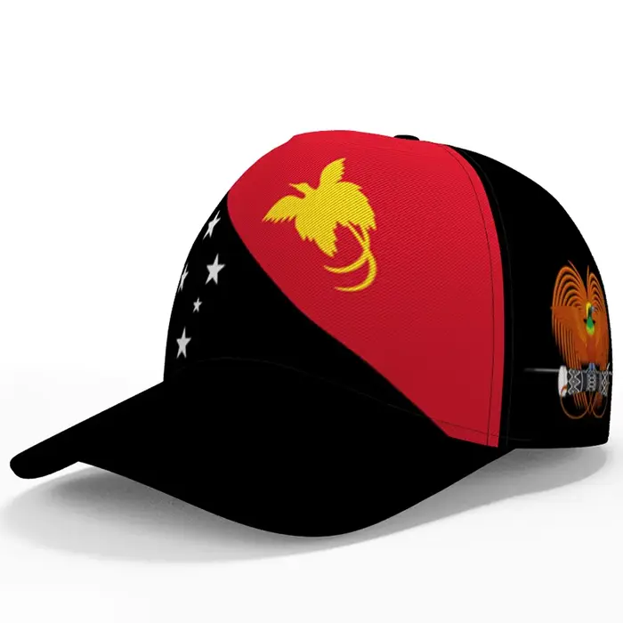 Casquette de baseball personnalisable avec logo de l'équipe Pg Niugini, nom et numéro gratuits, polyester, toile et nylon, ajustement parfait, printemps et été, sport, voyage