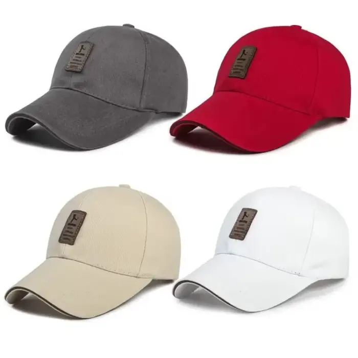 Casquette de baseball unisexe en toile pour printemps/été