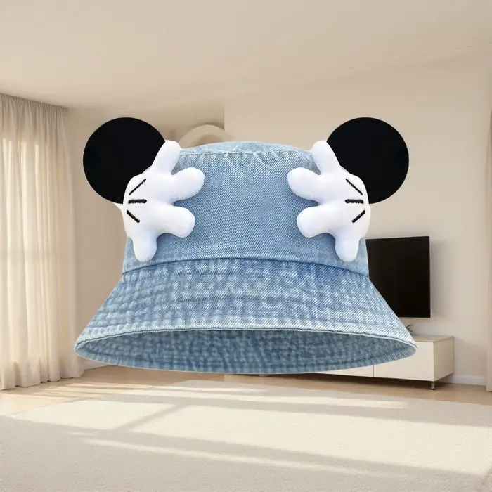 Nouveau chapeau bob de pêcheur pour femme, motif dessin animé, protection solaire estivale, effet am