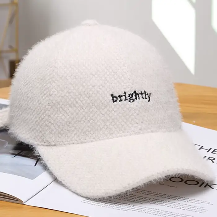 Casquette en cachemire de luxe FS pour hommes, kaki, avec lettres blanches, casquette de baseball po