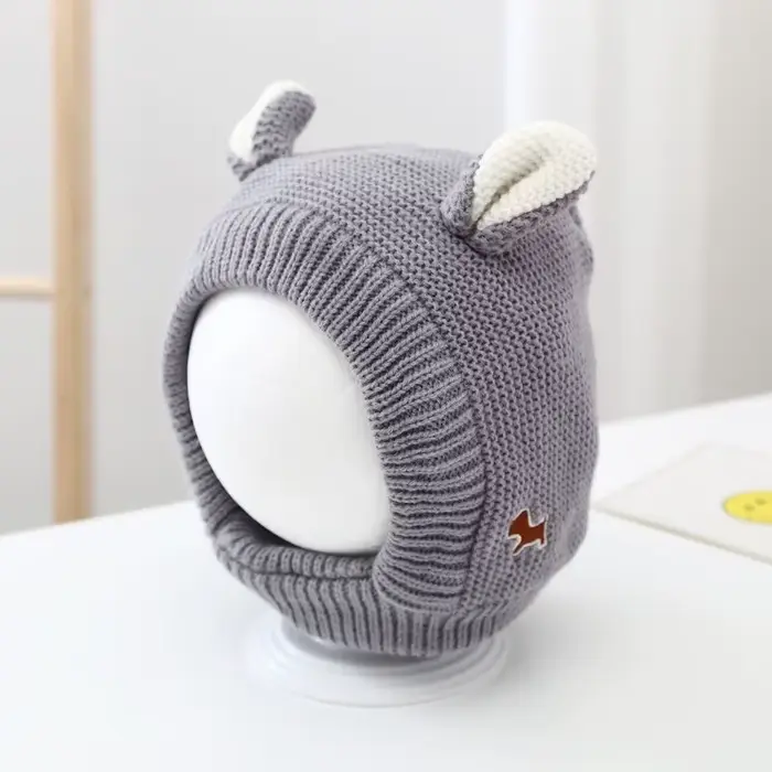 Bébé chapeaux 1-4 ans garçons filles oreilles mignonnes Bonnet hiver chaud épaissir casquettes enfants oreillette
