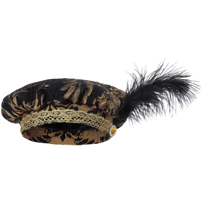 Chapeau de Cosplay médiéval à plumes, béret Renaissance, chapeau souple, accessoires de Costume déli