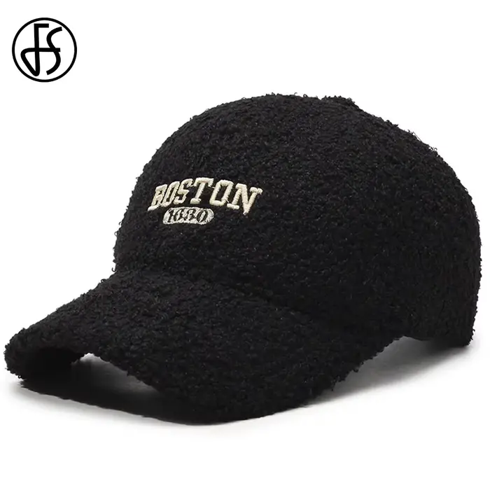 Casquette de baseball de luxe FS en laine d'agneau pour hommes et femmes