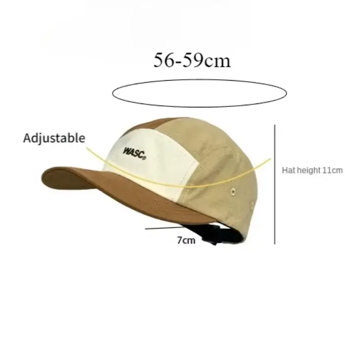 Casquettes de baseball japonaises à 5 panneaux