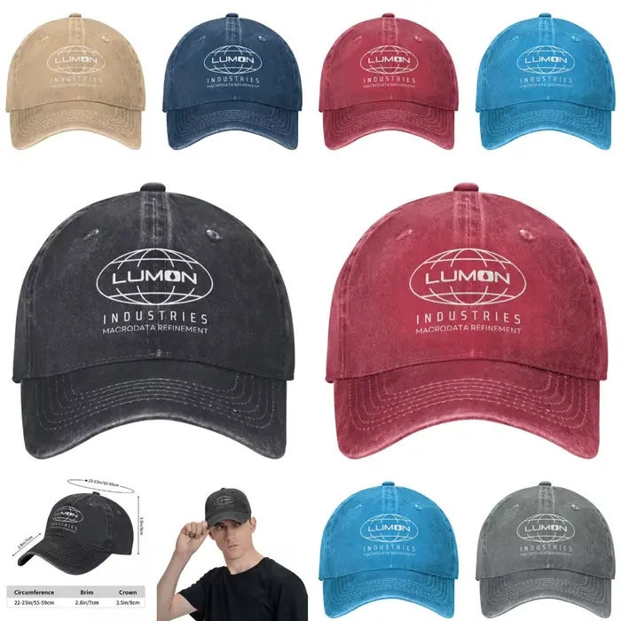 Casquette de baseball Lumon Industries Severance 2025 unisexe sportive en coton pour homme et femme occasions hip hop et plein air
