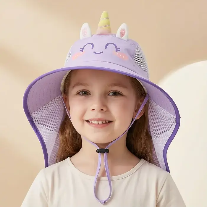 Chapeau de protection solaire pour enfants