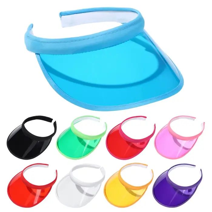 Chapeau de visière de soleil sportif en coton pour homme et femme, protection UV, ajustement réglable, adapté pour les plages et les activités de plein air