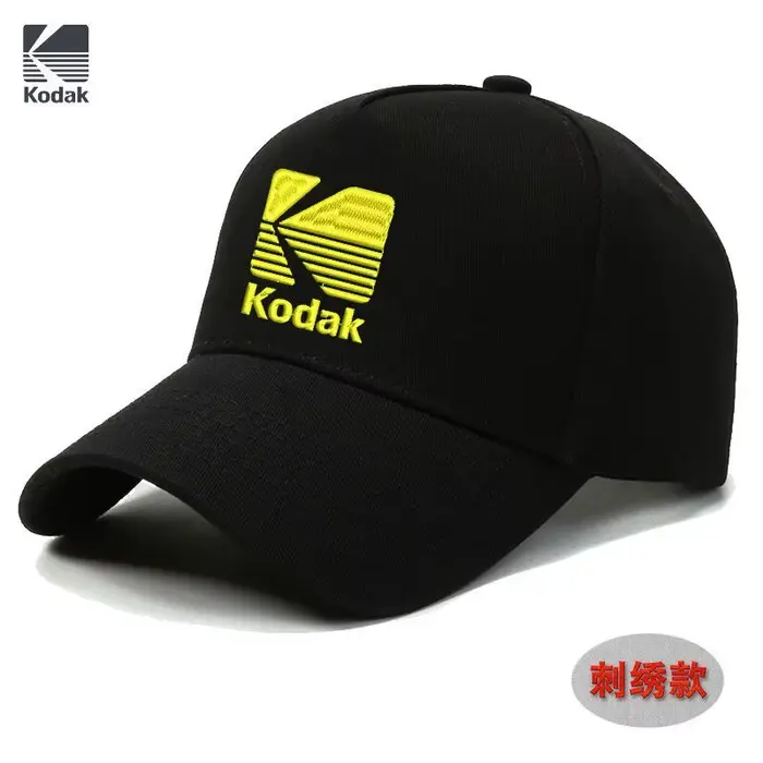 Casquette de baseball décontractée brodée Kodak pour passionnés de photographie, d'appareils photo r