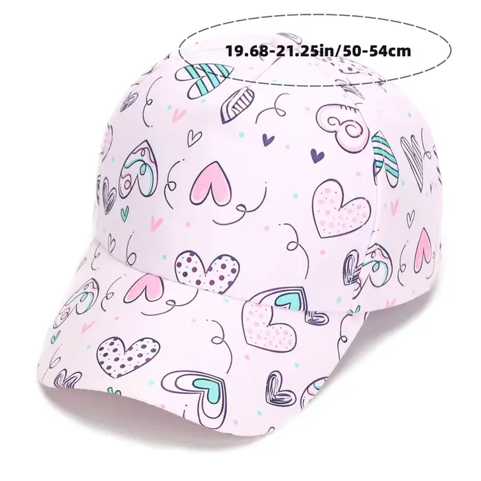 Casquette de baseball pour enfants de 2 à 6 ans