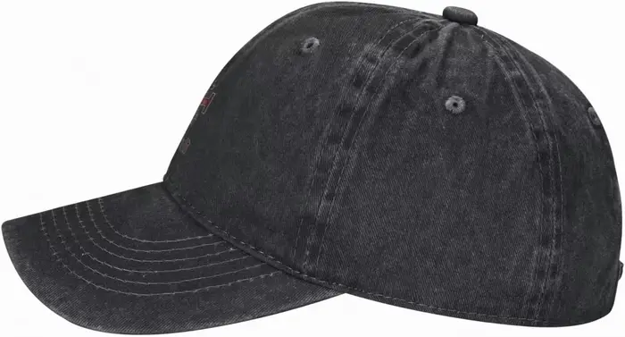 Casquette de baseball en denim Deus Vult Crusader Cross Jerusalem Knight Templar chapeau rétro réglable unisexe pour hommes et femmes style vintage et moderne pour les quatre saisons occassions décontractées et cadeaux speciaux