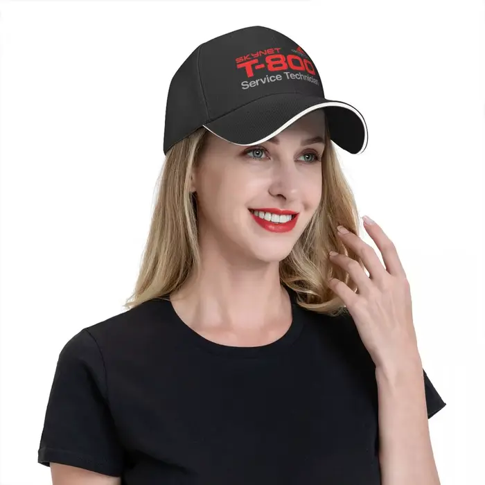 T-800 technicien le politiquement ator hommes casquettes de baseball casquette à visière pare-soleil chapeau de protection solaire