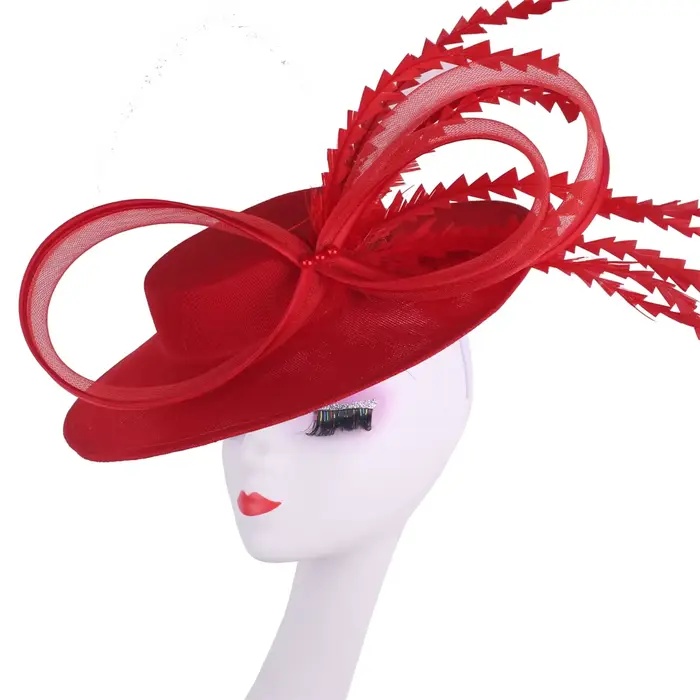 Chapeaux Fascinator Big Ascot pour femmes