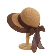 Chapeau de soleil d'été de Style bohémien pour femmes, Protection solaire, casquette de pêcheur en p
