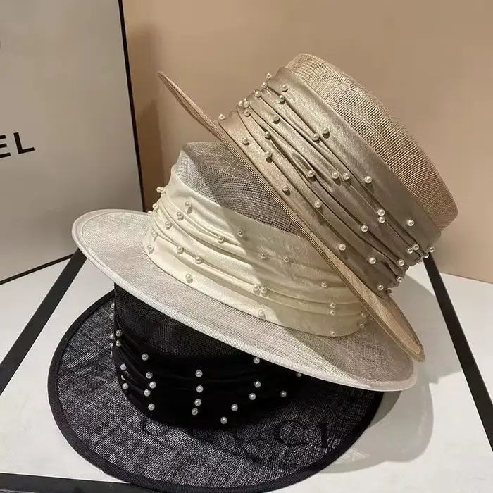 Chapeau d'été en lin pour femmes élégant et multifonctionalité pour toutes les saisons et occasions de loisirs