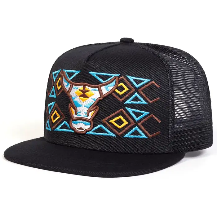 Filet de Baseball unisexe brodé tête de bœuf
