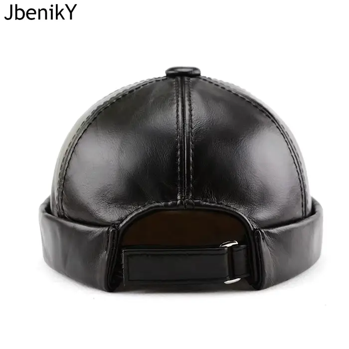 Offre spéciale hommes véritable cuir de vachette chapeau mode propriétaire