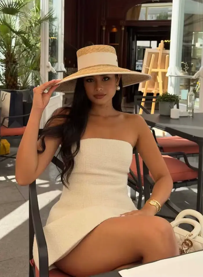 Chapeau de paille élégant pour femmes, style sport, bord large, multicolore, pour vacances et activités extérieures