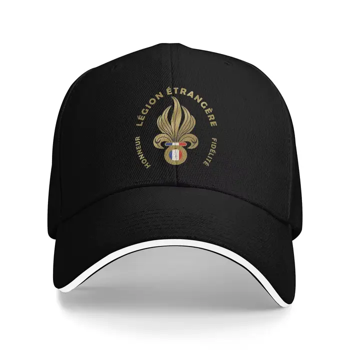 Casquettes de baseball Golden Legion Etrangere French Foreign Running pour hommes, casquette de cami