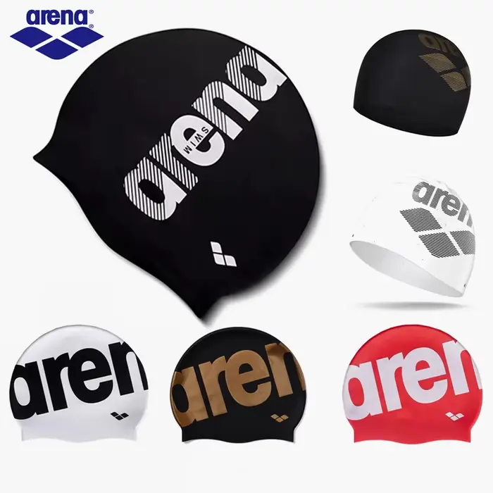Bonnet de bain Arena en silicone pour hommes et femmes