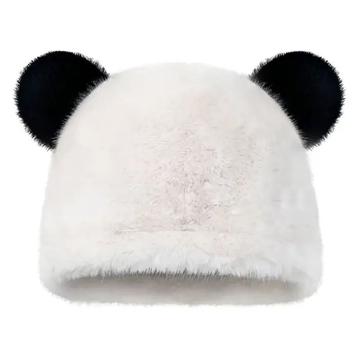 Chapeau en peluche dessin animé 39BD, bonnet avec oreilles d'ours mignon, casquette décontractée pou
