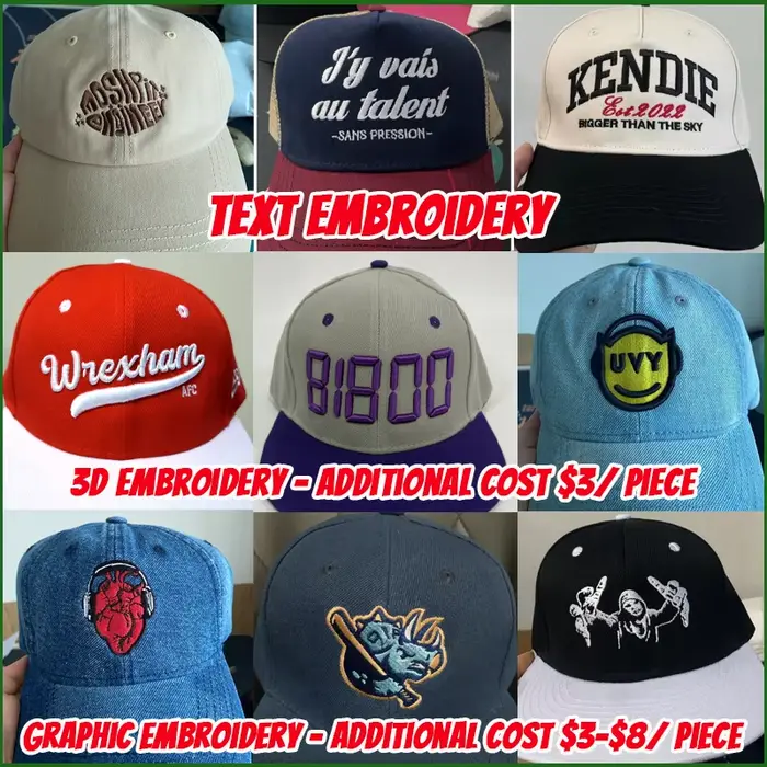 Casquettes de baseball en jean personnalisées Fedoryn pour hommes et femmes