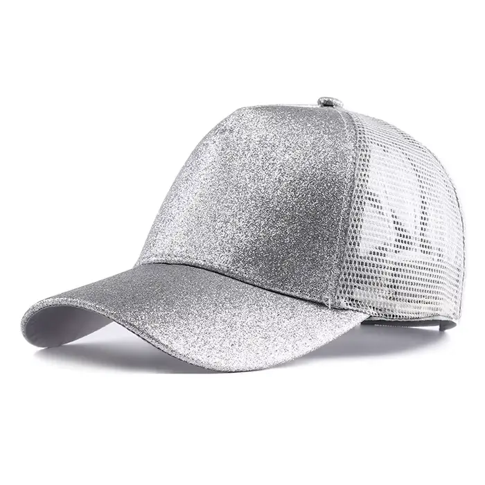 Casquette de Baseball à paillettes pour femmes, chapeau à rabat, décontracté, noir, blanc, rose, mai