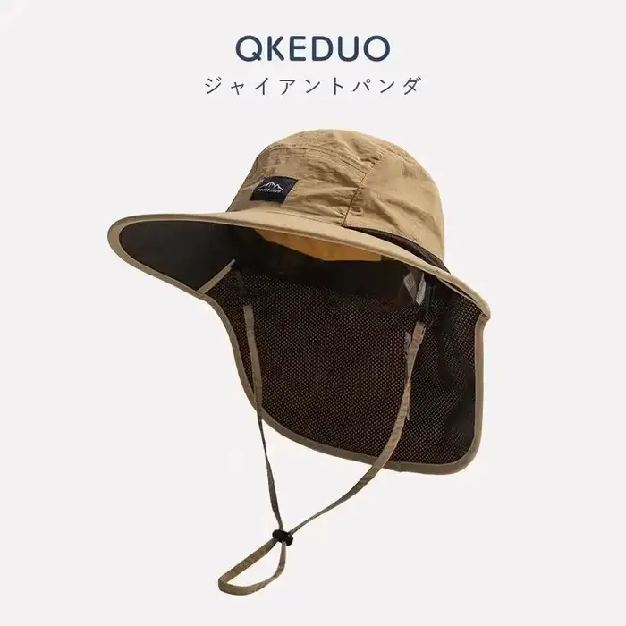 Chapeau de pêcheur anti-UV avec protection du cou, respirant et à séchage rapide, idéal pour la rand