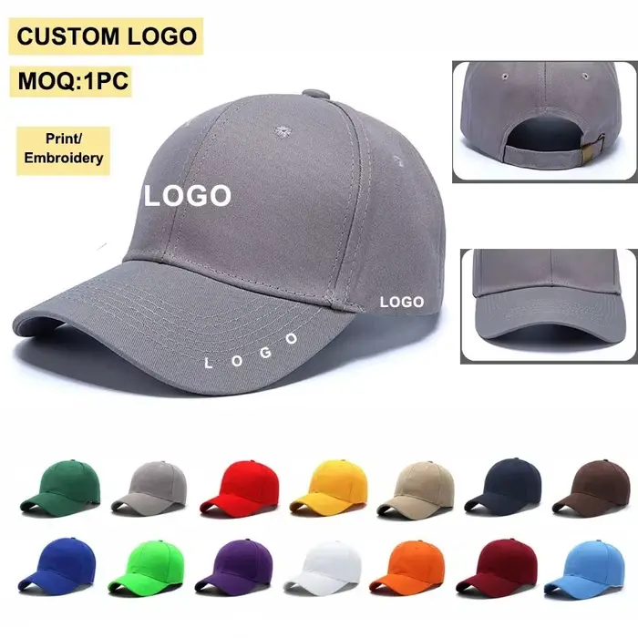 Logo personnalisé casquette de sport équipe broderie imprimé