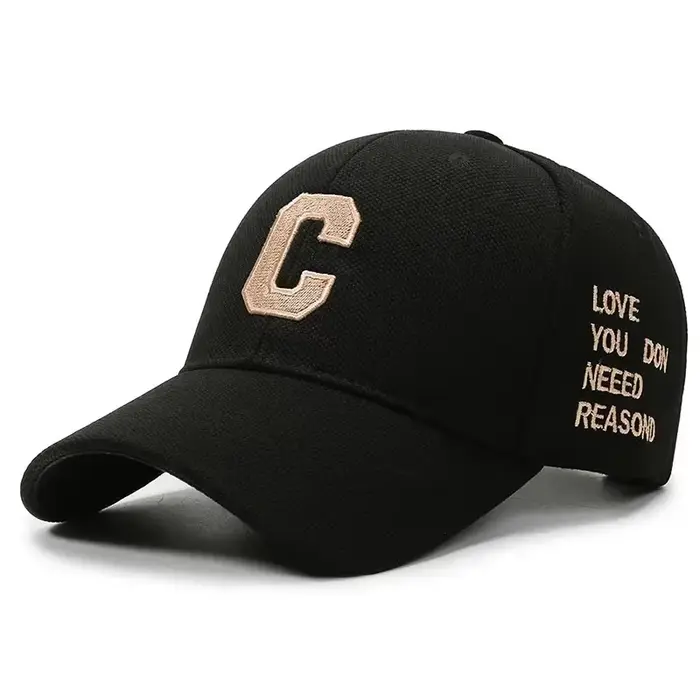 Casquette de baseball de luxe 2026 en or blanc pour hommes