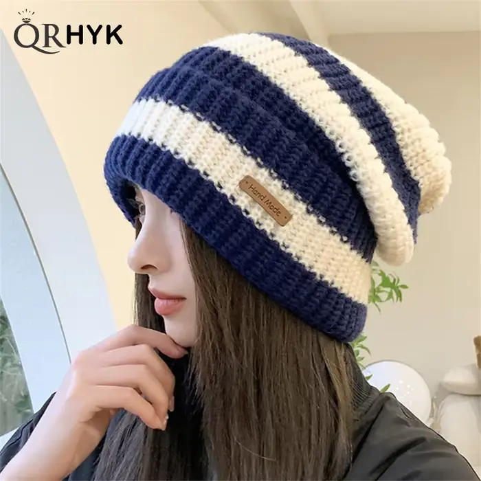 Bonnets empilables SAFENH coton doux pour homme et femme hiver décontracté Hip Hop style occassions extérieures