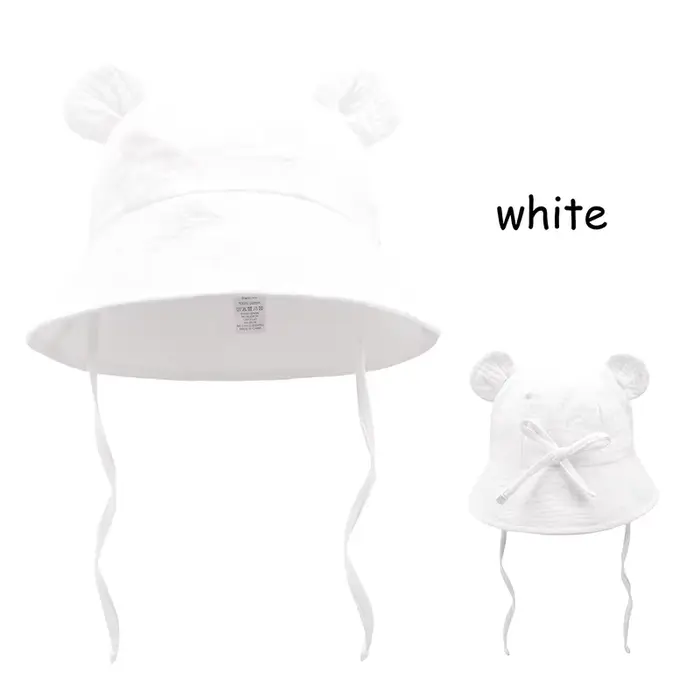 Chapeau de pêcheur en coton respirant pour nouveau-né, chapeau bob pour garçons et filles, protectio